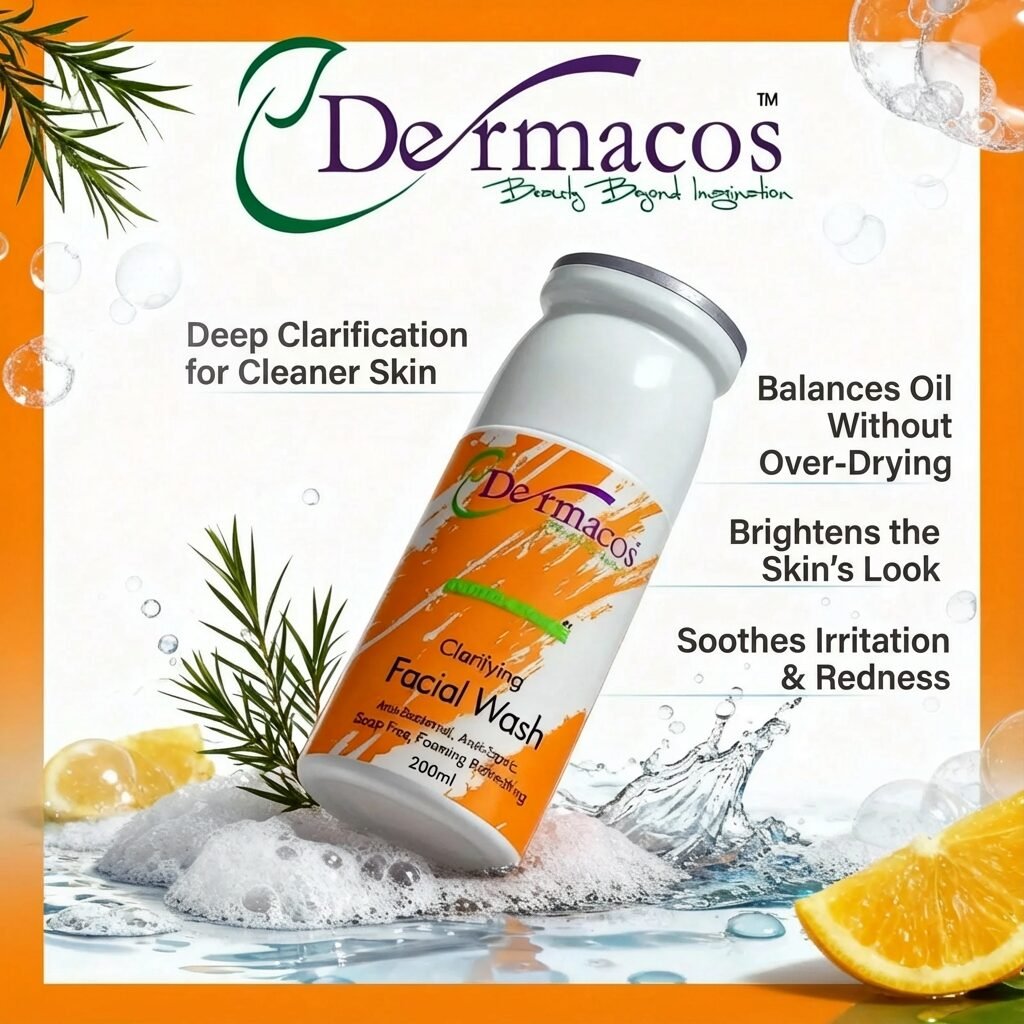 Dermacos Clarifying Facial Wash (200ml)
