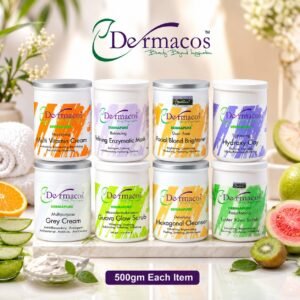 Dermacos Complete Facial Jars (500gm Each) Pack of 8