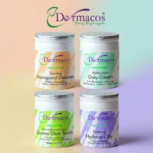 Dermacos Facial Jars Combination-3 (500ml Each) Pack of 4