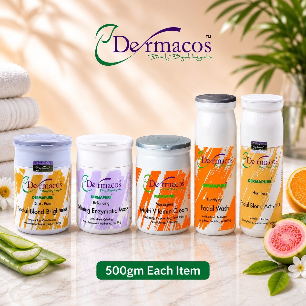 Dermacos Facial Kit (500gm Each) Pack of 5