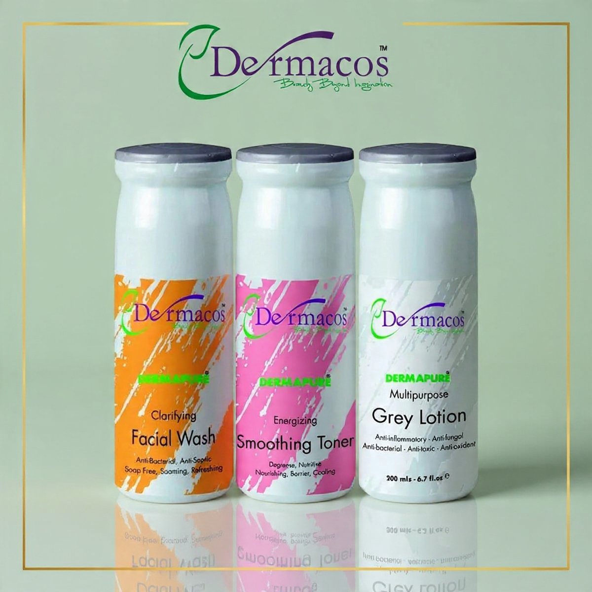 Dermacos Facial Tubes Combination-3 (200ml Each) Pack of 3
