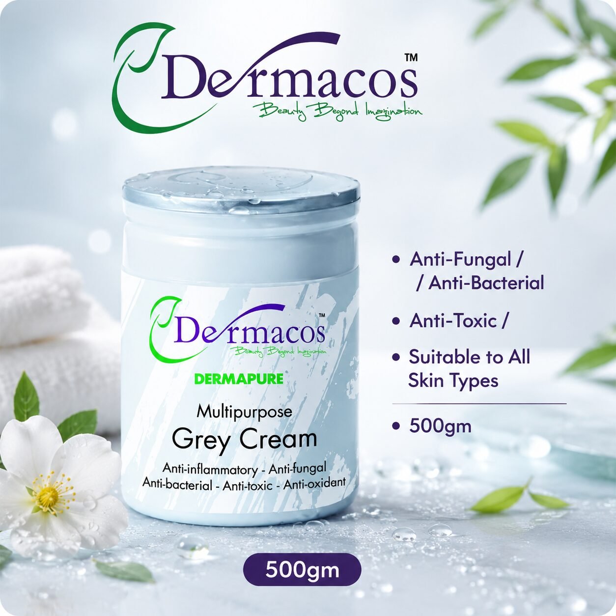 Dermacos Grey Cream (500gm)