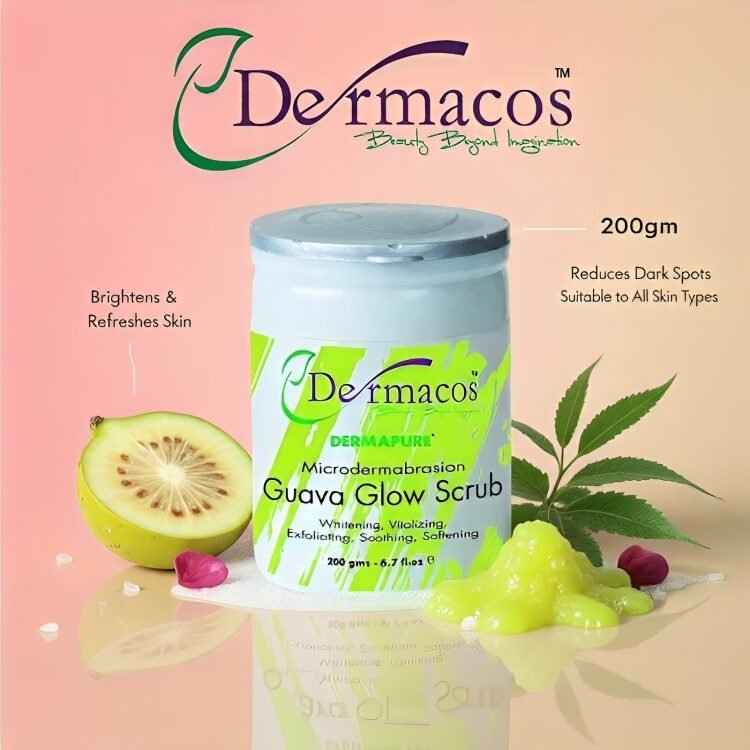 Dermacos Guava Glow Scrub (200gm)