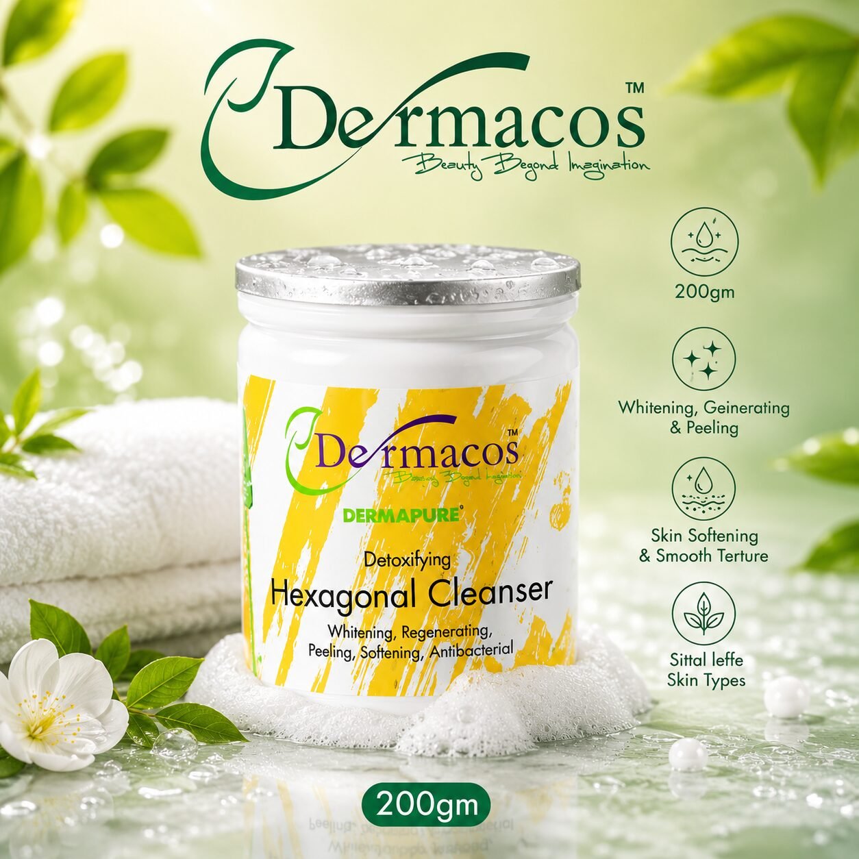 Dermacos Hexagonal Cleanser (200gm)