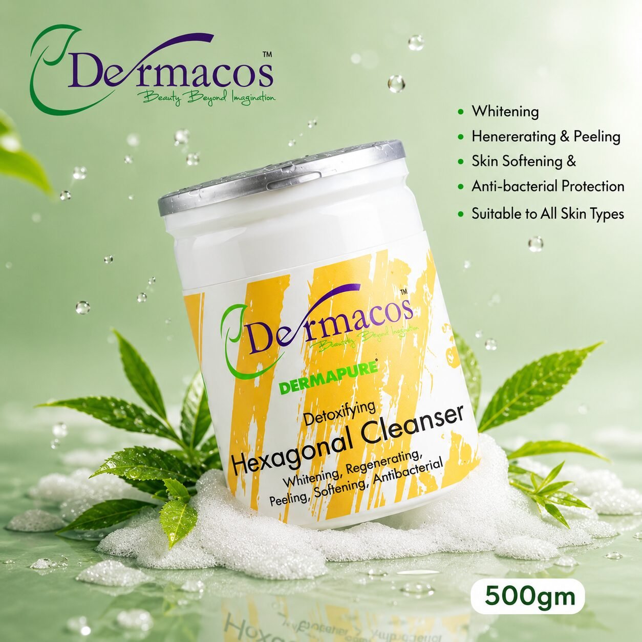 Dermacos Hexagonal Cleanser (500gm)