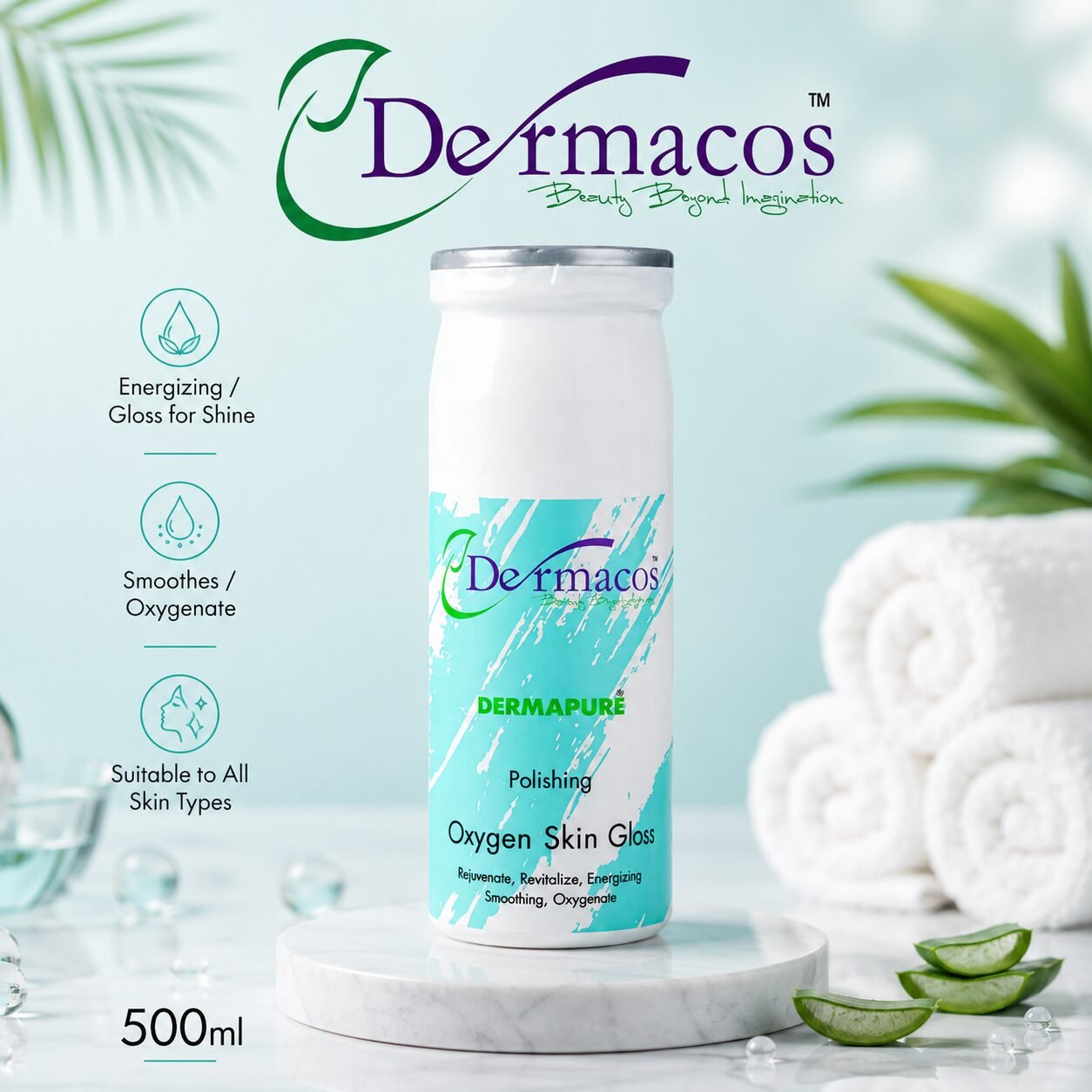 Dermacos Oxygen Skin Gloss (500ml)