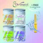 Dermacos Skincare Routine Facial Kit (200ml Each) Pack of 4 + FREE Skin Lightning Ampoule (2ml)