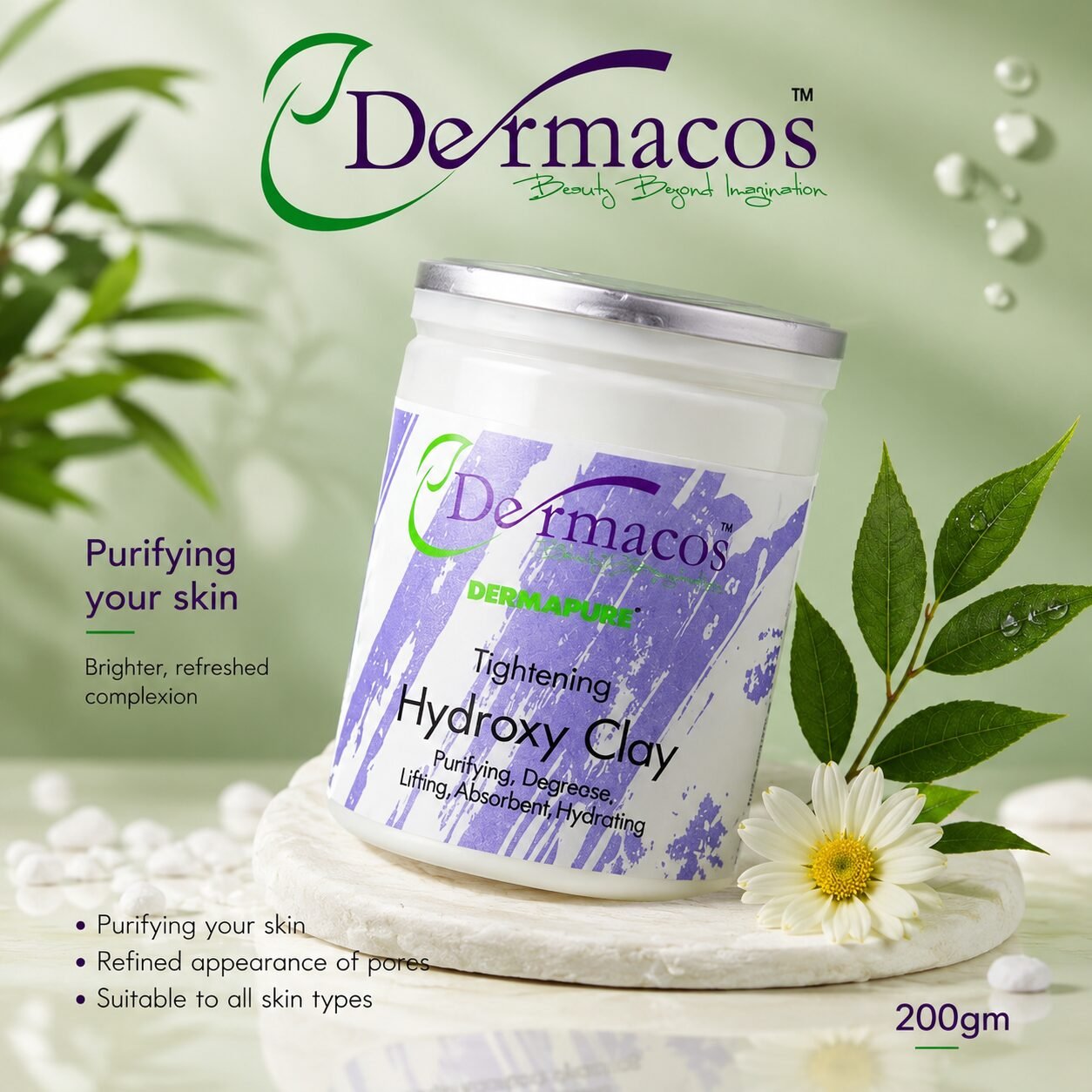 Dermacos Tightening Hydroxy Clay (200gm)