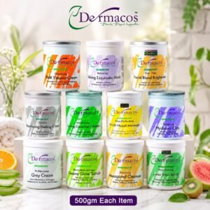 Dermacos Complete Facial Jars Combination-2 (500gm Each) Pack of 11