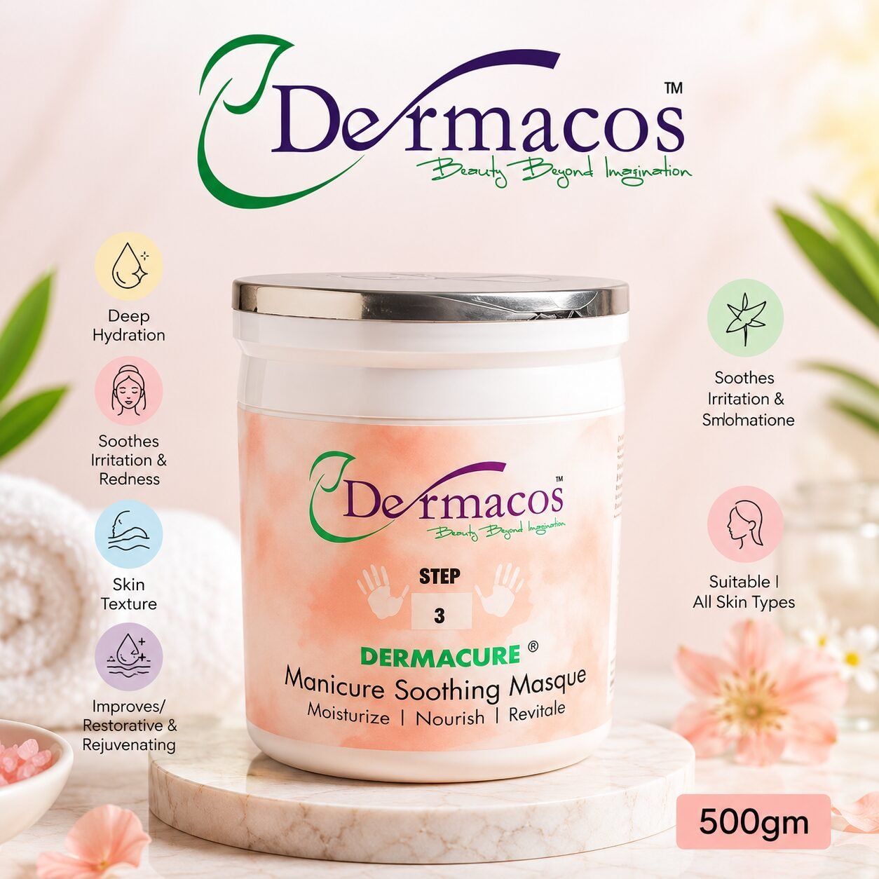 Dermacos Manicure Soothing Masque (500gm)