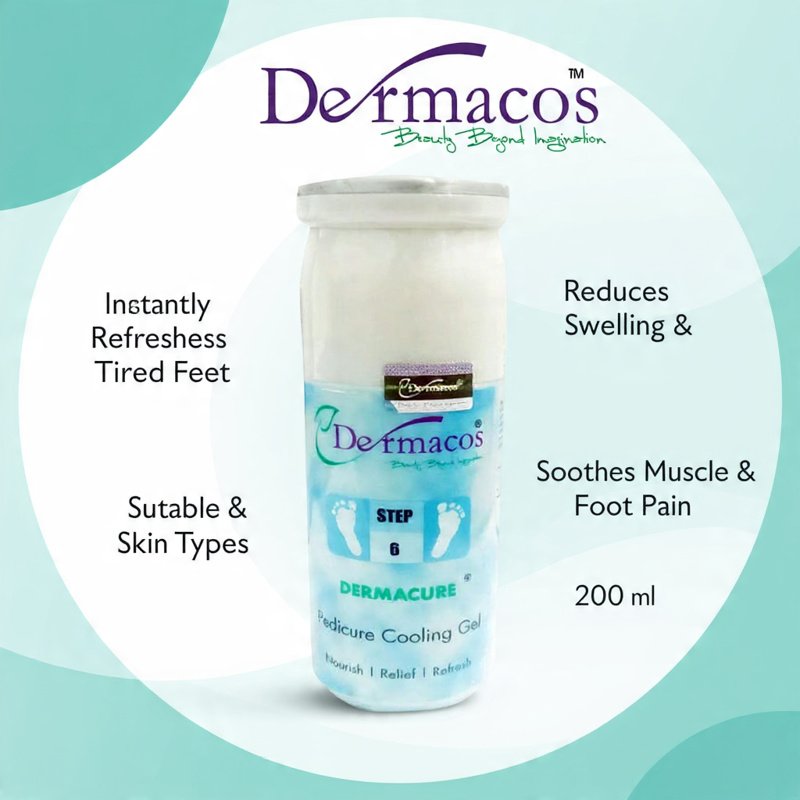 Dermacos Pedicure Cooling Gel (200ml)