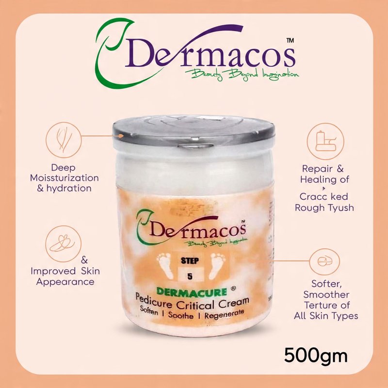 Dermacos Pedicure Critical Cream (500gm)