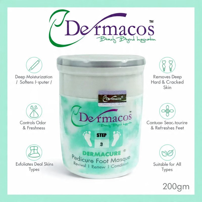Dermacos Pedicure Foot Masque (200gm)