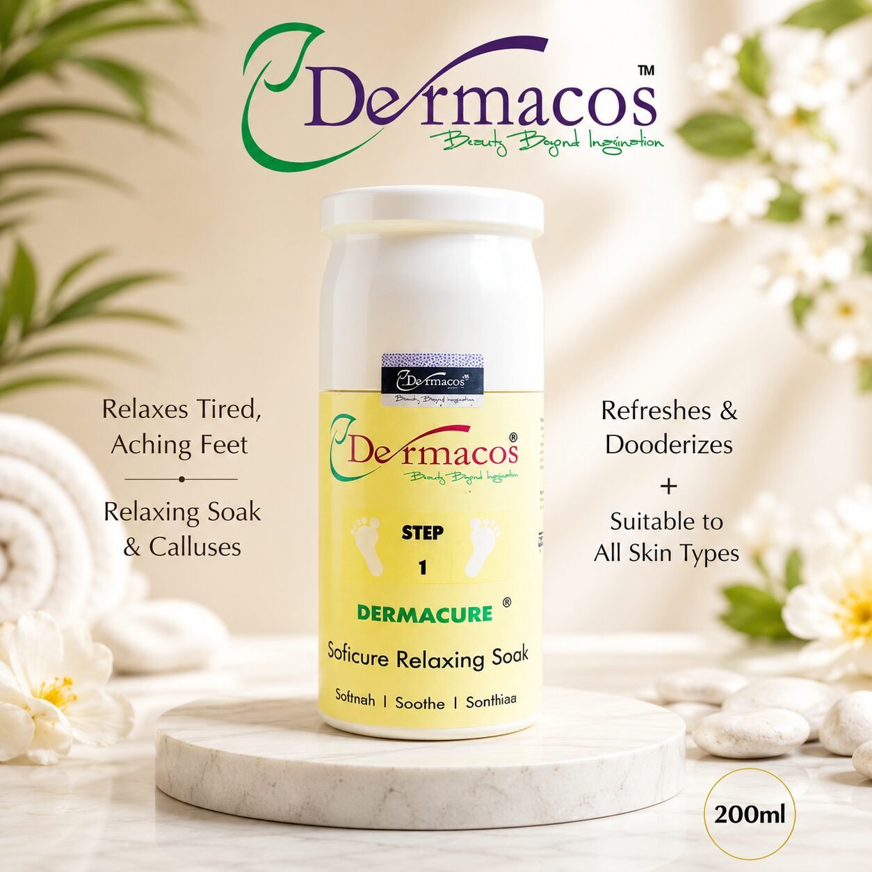Dermacos Pedicure Relaxing Soak (200ml)