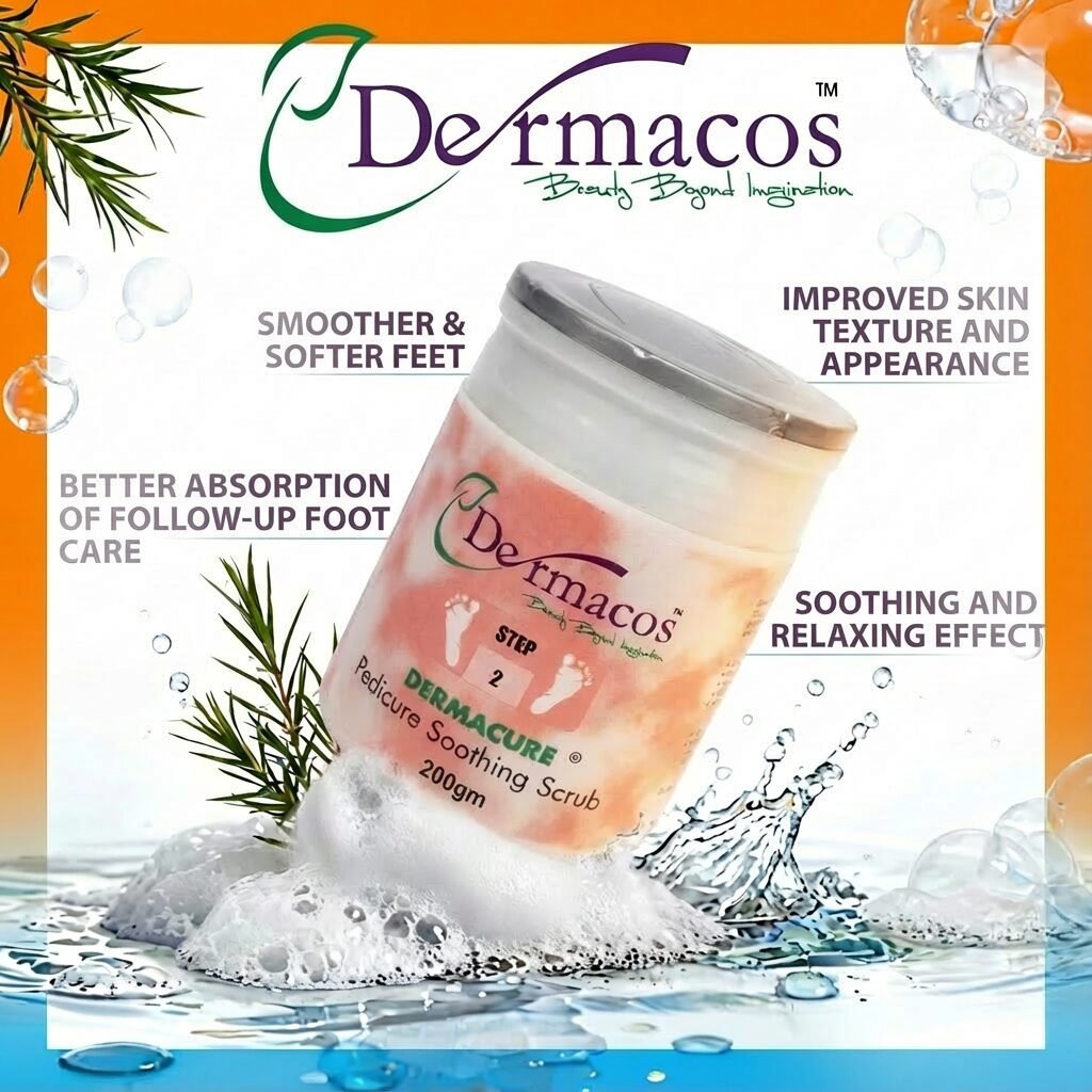 Dermacos Pedicure Soothing Scrub (200gm)