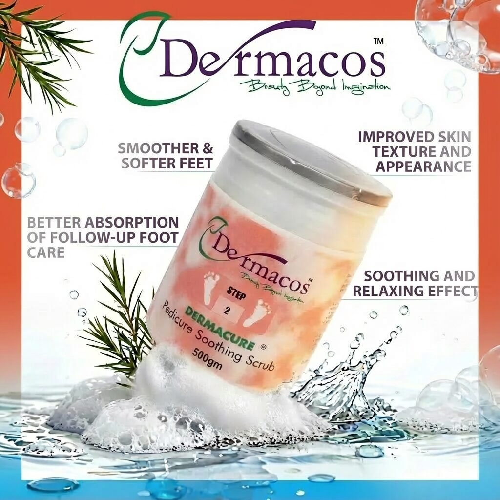 Dermacos Pedicure Soothing Scrub (500gm)