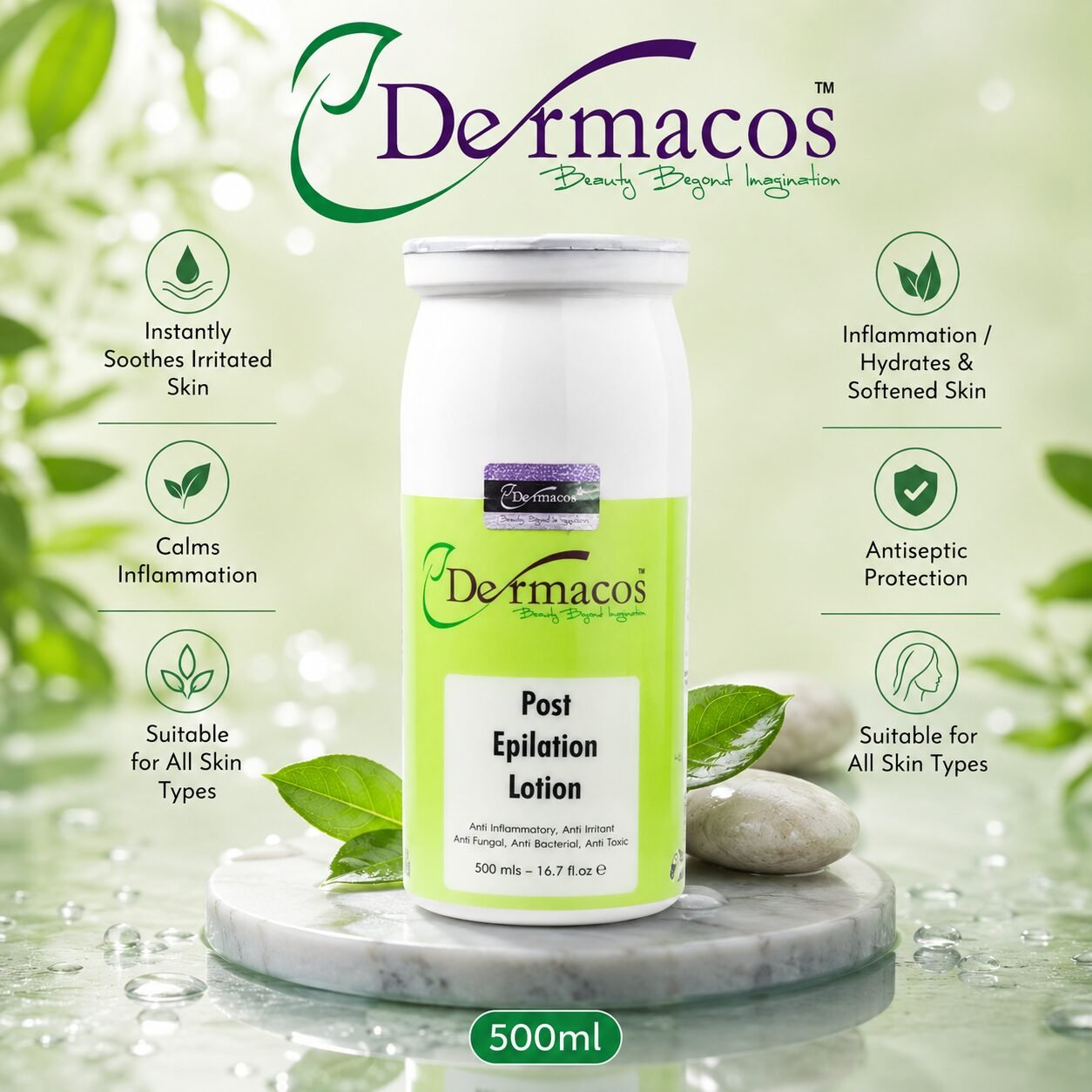 Dermacos Post Epilation Lotion (500ml)