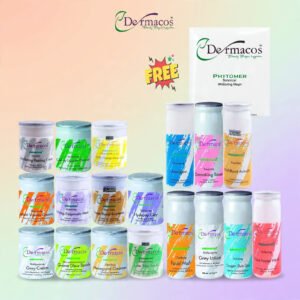 Dermacos Complete Facial Kit (200gm Each) Pack of 18 + FREE Phytomer Botanical Whitening Mask (30gm)