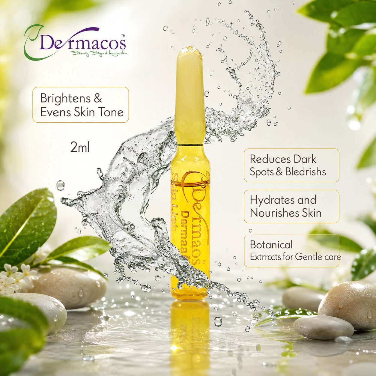 Dermacos Dermafluid Botanical Extracts Skin Lightning Serum (2ml)