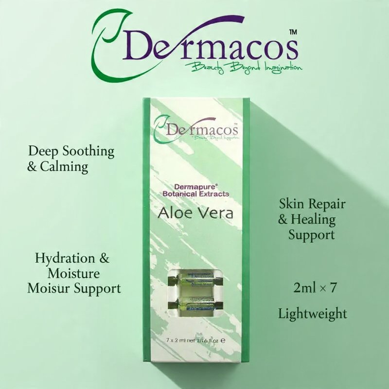 Dermacos Dermapure Aloe Vera Extract Ampoule (2ml) Pack of 7