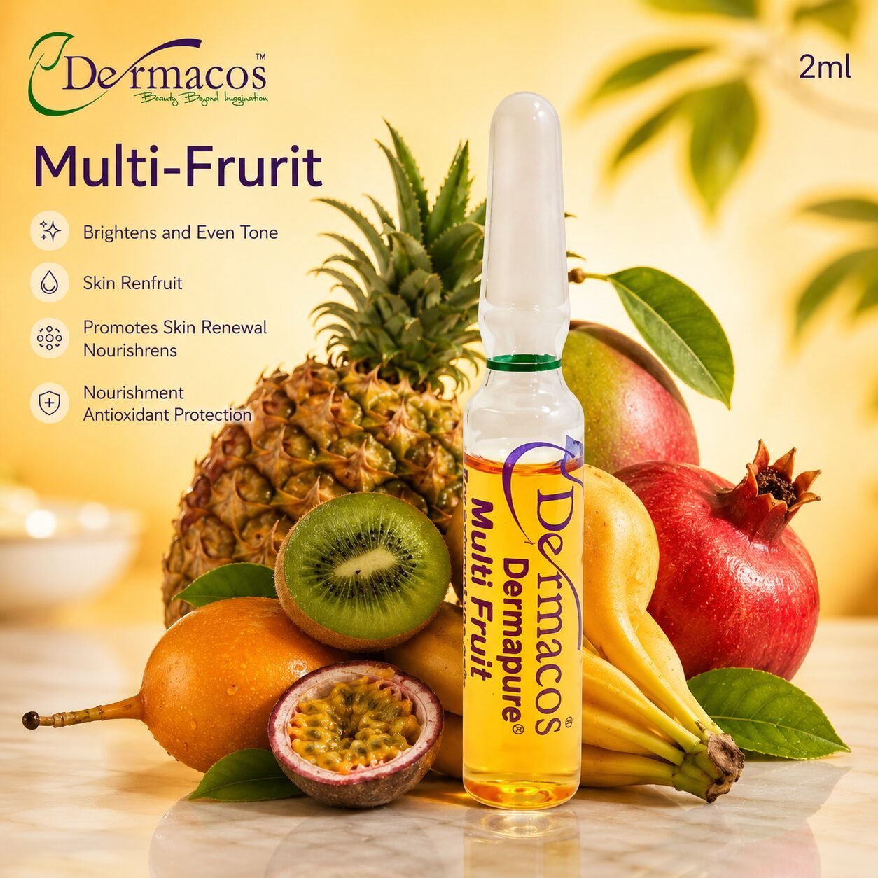 Dermacos Dermapure Botanical Multi Fruit Ampoule (2ml)