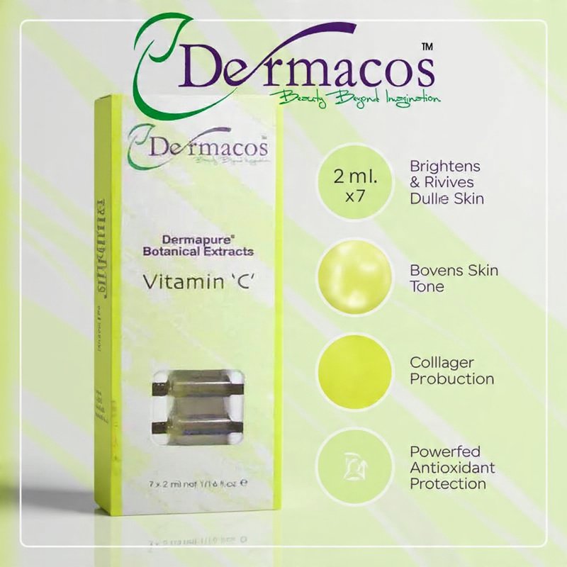 Dermacos Dermapure Botanical Vitamin-C Ampoule (2ml) Pack of 7