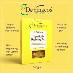 Dermacos Lemon Liposoluble Depilatory Wax (200gm)