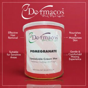 Dermacos Pomegranate Liposoluble Cream Wax (800gm)