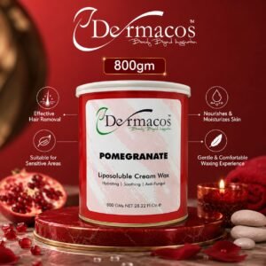 Dermacos Pomegranate Liposoluble Cream Wax (800gm)