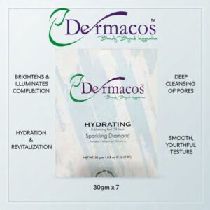 Dermacos Rubberizing Peel-Off Mask Sparkling Diamond (30gm) Pack of 7