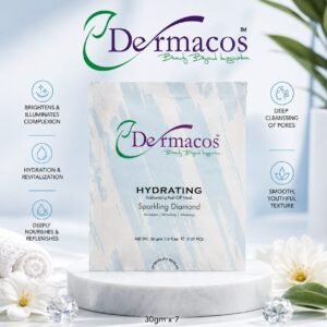 Dermacos Rubberizing Peel-Off Mask Sparkling Diamond (30gm) Pack of 7