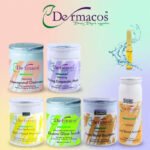Dermacos Skincare Essentials Facial Kit (200ml Each) Pack of 6 + FREE Skin Lightning Ampoule (2ml)