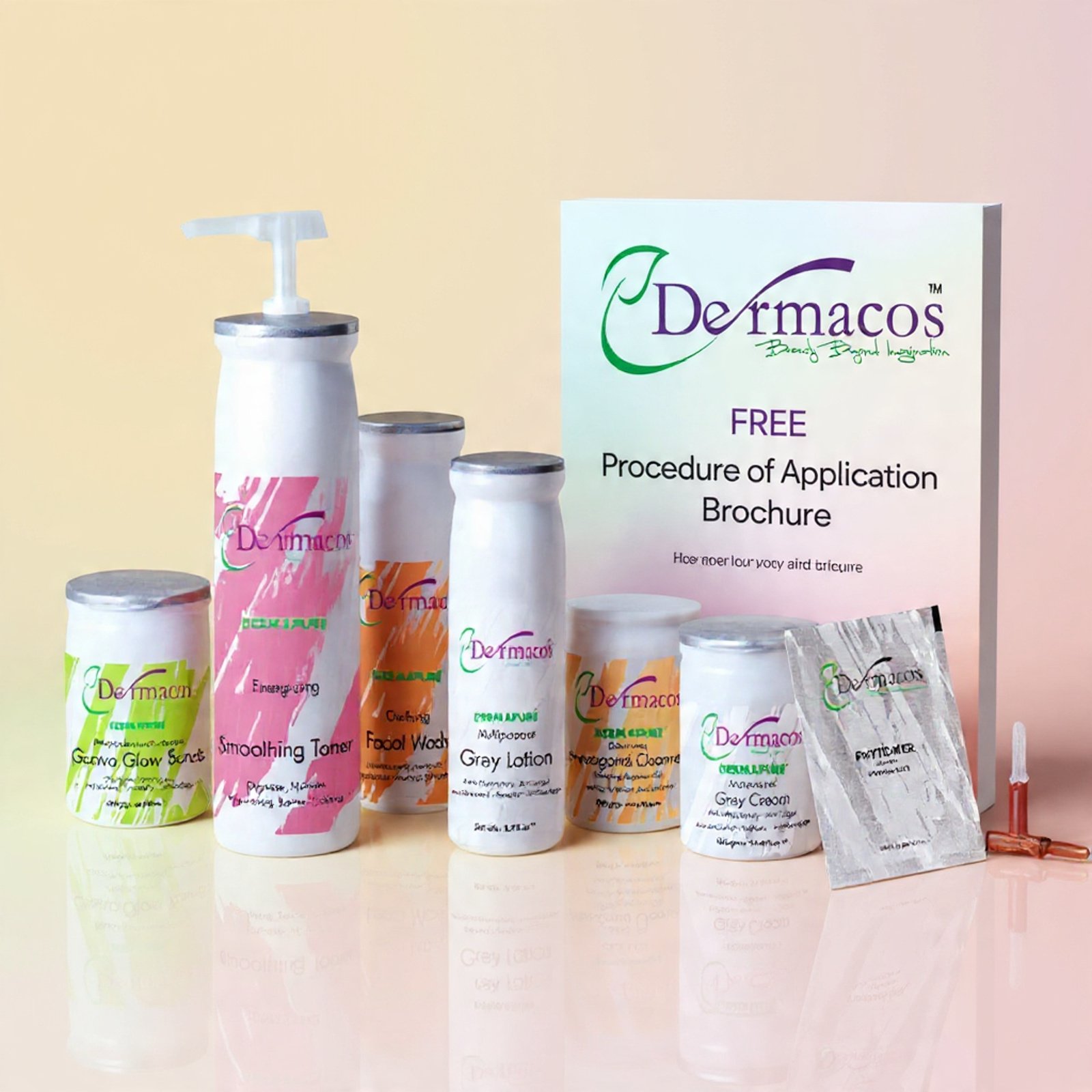 Dermacos Whitening Facial Kit (Pack of 9)