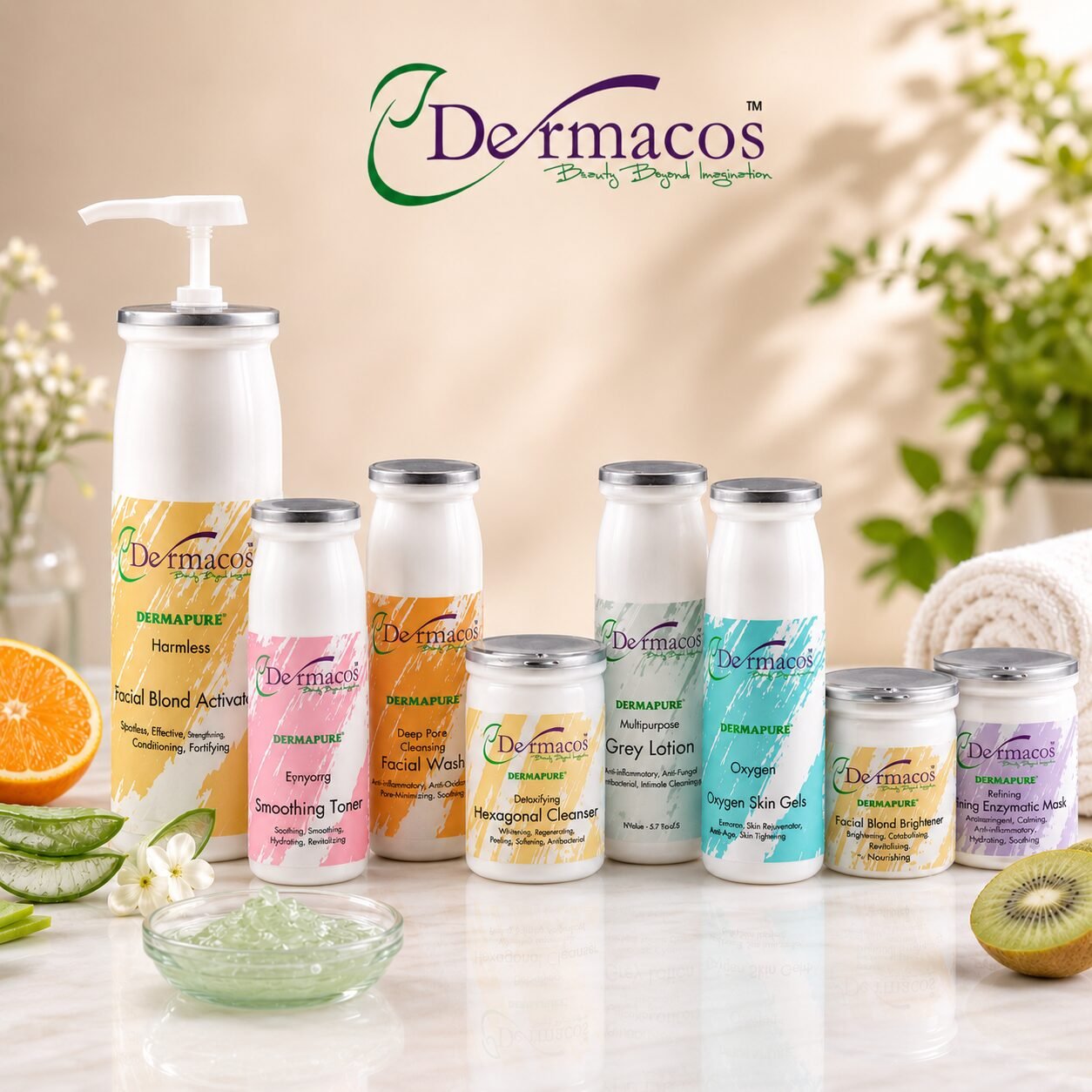 Dermacos Complete Skin Polishing Kit (Pack of 8)