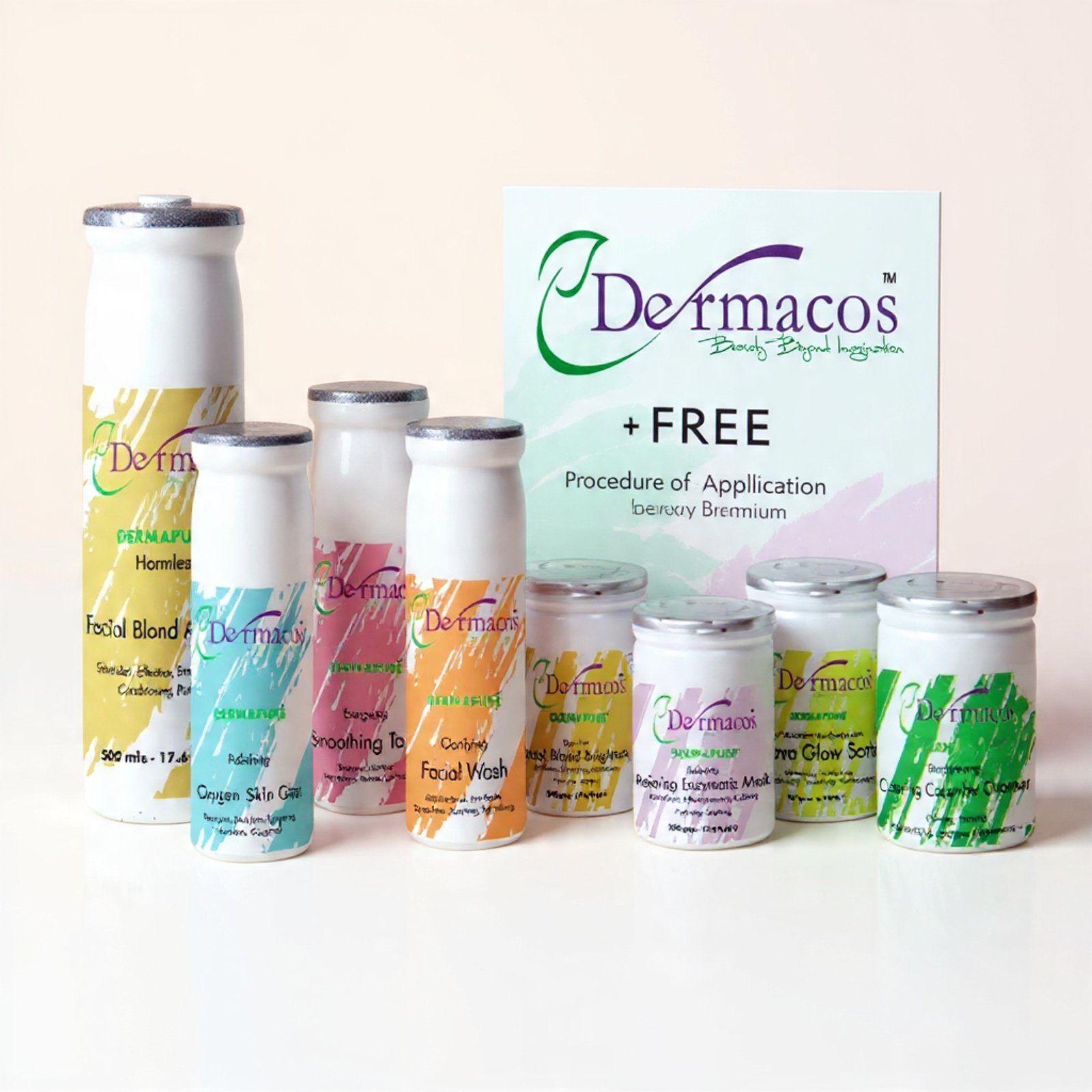 Dermacos Herbal Skin Polishing Kit (Pack of 8)